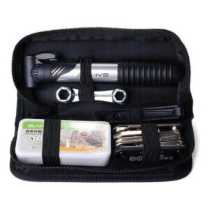 Kit Ferramentas Para Bicicleta Completo Chaves de Fenda Estojo Bomba