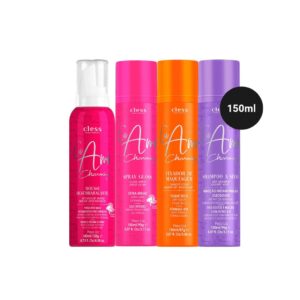 Kit Fixador Shampoo Seco Mousse Desemb. Spray Gloss