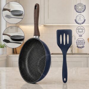 Kit Frigideira 2 Peças Revestida em Cerâmica Antiaderente 24cm Fogão