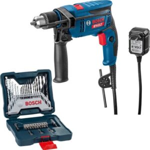 Kit Furadeira Impacto Parafusadeira Bosch Gsb 13 RE 750w Bivolt