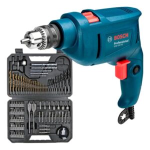 Kit Furadeira Impacto Parafusadeira Bosch Gsb 450 RE 220V Jogo Brocas