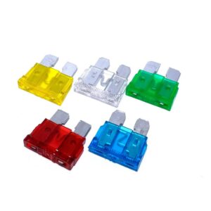 Kit Fusível Lâmina Comum 10, 15, 20, 25, 30 Amperes Médio 100 Unid
