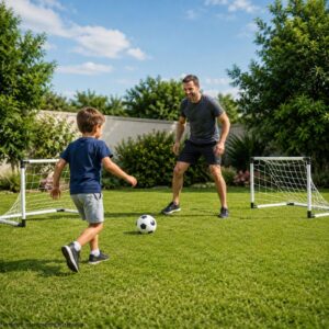 Kit Futebol Golzinho Mini Trave Rede e Bola Para Menino Brinquedo