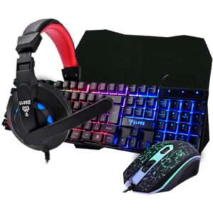 Kit Gamer Mouse, Teclado, Headset e Mousepad, Clanm Nightmare CJ01