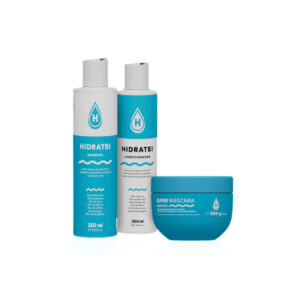 Kit Hidratei: Shampoo 250ml Condicionador 200ml Super Máscara 250g