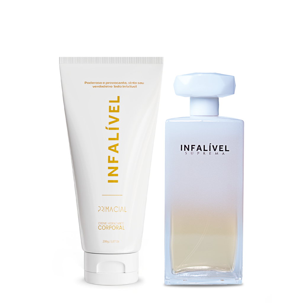 Kit Infalível Creme Hidratante 200g e Perfume Suprema 100ml by