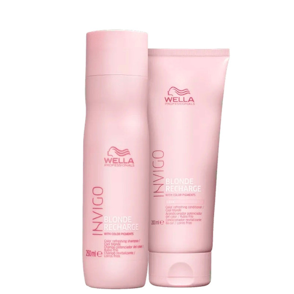 Kit Invigo Blonde Recharge Shampoo e Condicionador Wella
