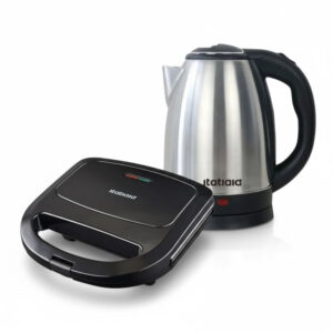 Kit Itatiaia Chaleira Elétrica 1,8L e Grill Sanduicheira Essencial
