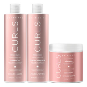 Kit Jacques Janine Hair Care Curls Shampoo 450ml Condicionador 440ml