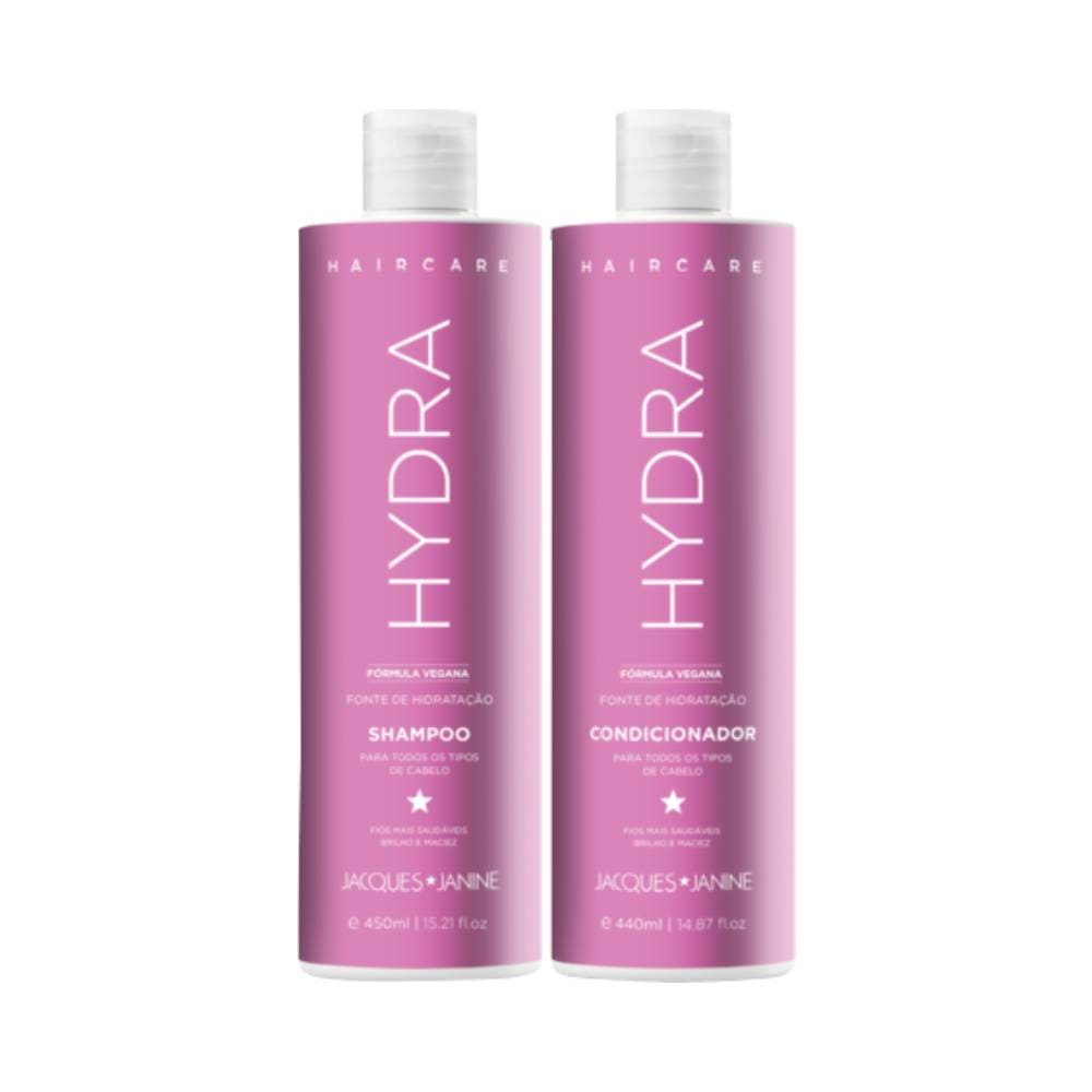 Kit Jacques Janine Hair Care Hydra Shampoo 450ml Condicionador 440ml