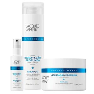 Kit Jacques Janine Hidratação Profunda Shampoo 240ml Máscara 240g