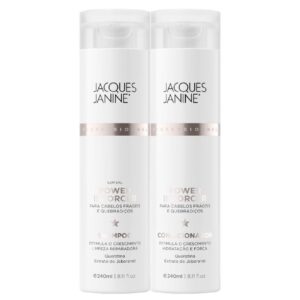 Kit Jacques Janine Power Inforcer Shampoo Sem Sal 240ml Condicionador