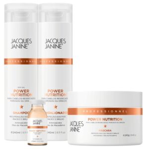 Kit Jacques Janine Power Nutrition Shampoo Condicionador 240ml