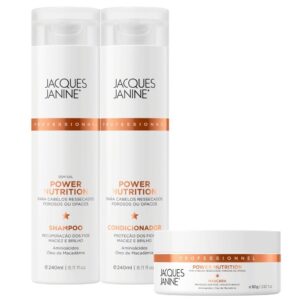 Kit Jacques Janine Power Nutrition Shampoo Sem Sal Condicionador