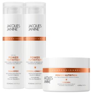 Kit Jacques Janine Power Nutrition Shampoo Sem Sal Condicionador