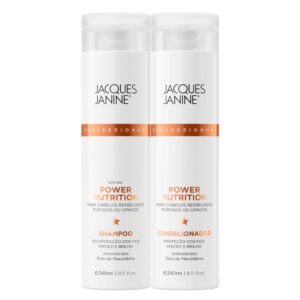 Kit Jacques Janine Power Nutrition Shampoo Sem Sal Condicionador