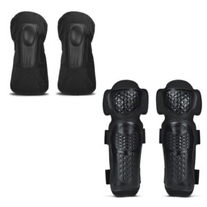 Kit Joelheira Cotoveleira Motocross Trilha Enduro Pro Tork Titanium
