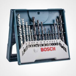 Kit Jogo De Brocas Estojo 15 Peças X-Line Bosch Madeira Metal