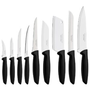 Kit Jogo de Facas Faqueiro Tramontina Plenus 9 Peças Sortidas Chef