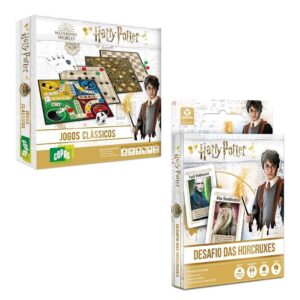Kit Jogo de Tabuleiro Harry Potter Clássicos com Baralho Jogo Carton — Brinquedos