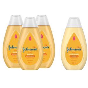 Kit Johnson’s Baby Regular 200ml: 3 Shampoos Condicionador
