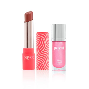 Kit Lábios Chérie Payot Batom Matte Bombom Gloss Labial 3D Algodão