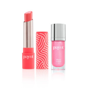 Kit Lábios Chérie Payot Batom Matte Nude Rosado Gloss Labial 3D
