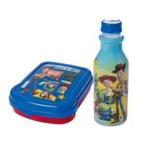 Kit Lancheira Toy Story Volta às Aulas 1 Sanduicheira 1 Garrafa