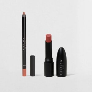 Kit Lápis Labial Nude Batom Rosa Océane Edtion