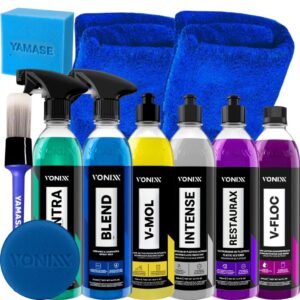 Kit Lavagem Automotiva Completa Profissional Shampoo Cera