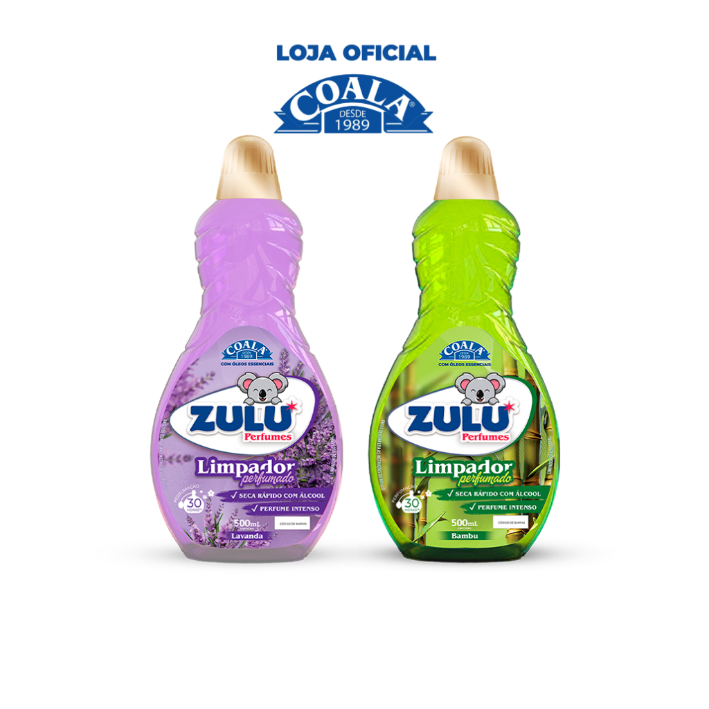 Kit Limpador Zulu Perfumes Lavanda Bambu 500 ml