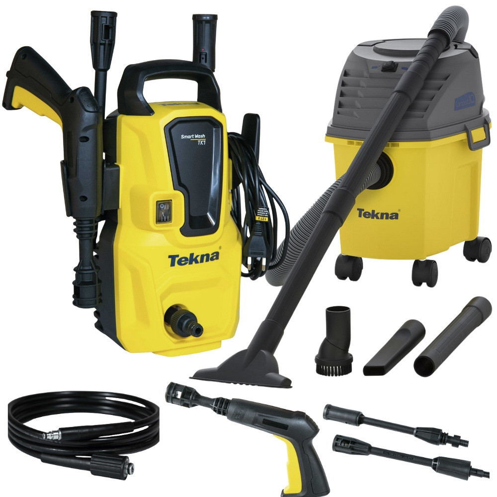 Kit Limpeza Home Pro Aspirador de Pó e Água Compact 10 Lavadora Alta