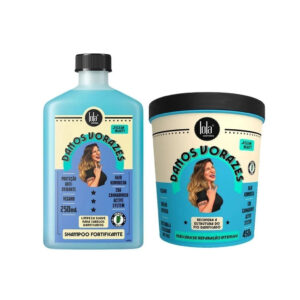 Kit Lola Danos Vorazes Shampoo 250ml Máscara De Reconstrução 450G
