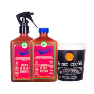 Kit Lola From Rio Rapunzel Shampoo 250ml Tônico 250ml Máscara Dream
