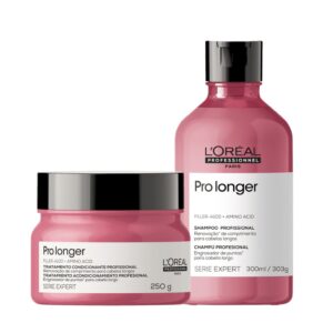 Kit L’Oréal Professionnel Pro Longer Shampoo 300ml e Máscara