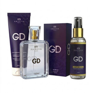 Kit Luxo GD Feminino Amakha Paris: Perfume 100ml Body Splash