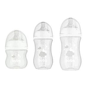 Kit Mamadeira Easy Flow 120 270 330ml Nuvem Branca Buba