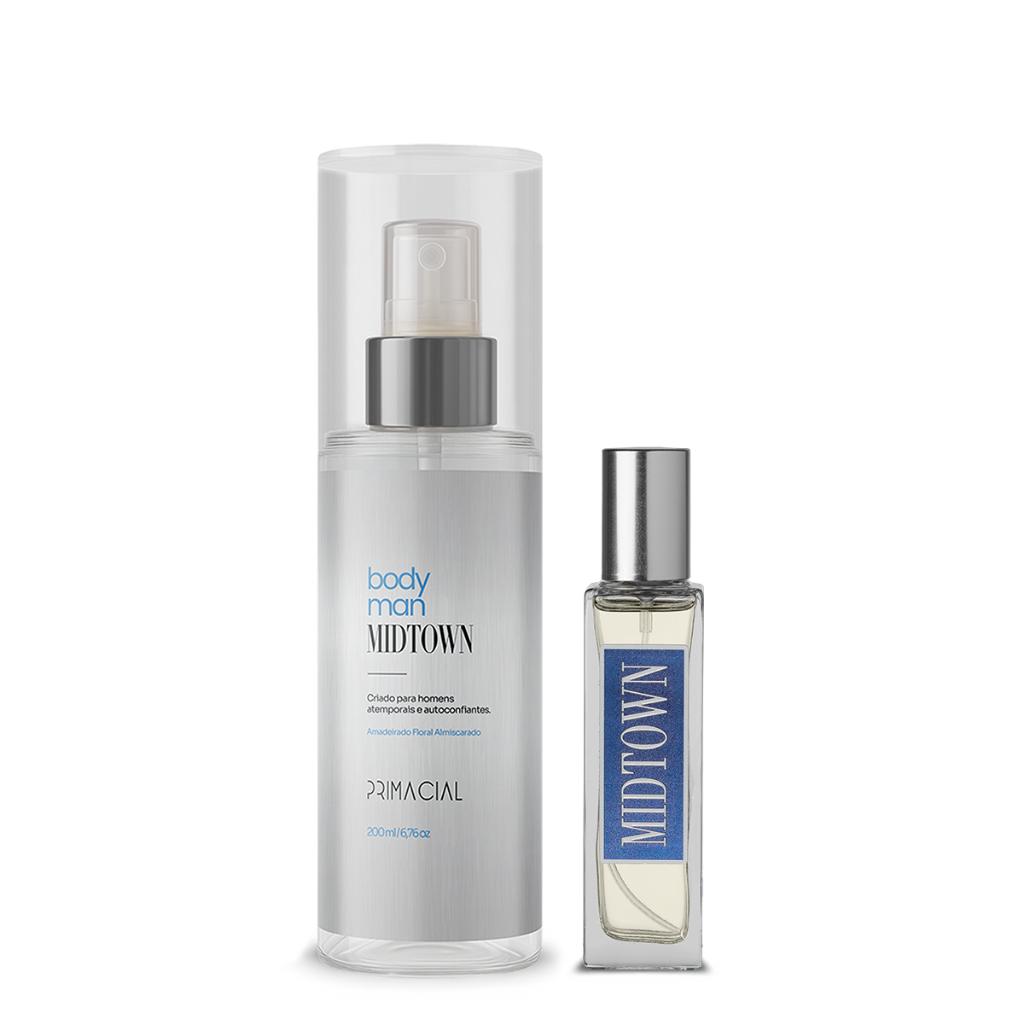 Kit Midtown Body Splash 200ml e Perfume 30ml by Primacial — Perfumes