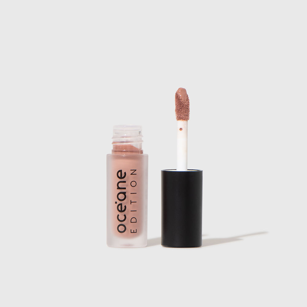 Kit Mini Batom Líquido Nude Matte Mini Blush Cremoso Caramelo Océane — Maquiagem