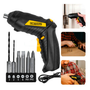 Kit Mini Parafusadeira 4.8V A Bateria Bits Fenda Philips Broca