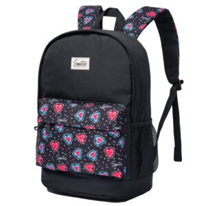 Kit Mochila Bolsa Escolar Juvenil Feminina De Costas Femino com Estojo