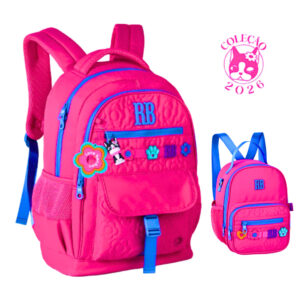 Kit Mochila de Costas Com Lancheira Rebecca Bonbon Flower Power-Clio