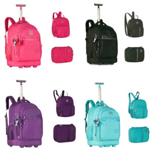 Kit Mochila de Rodinha Com Lancheira e Estojo Rebecca Bonbon Sweet — Bolsas e Mochilas