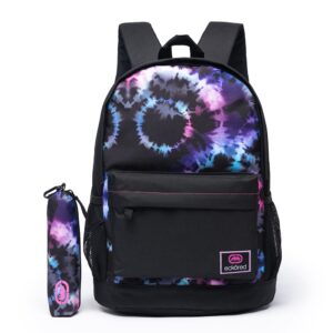 Kit Mochila Ecko 2 em 1 Feminina Espaçosa Estojo Reforçado Escolar