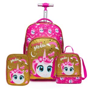 Kit Mochila Spector Infantil Rodinhas Estojo Grande Espaçoso