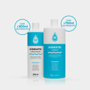 Kit Multifuncional Big Size Hidratei Shampoo 1L Condicionador 500ml