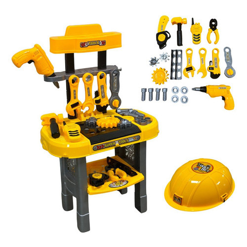 Kit Oficina Mecânica Infantil Com Bancada e Ferramentas Educativas — Games e Brinquedos