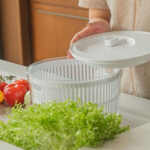 Kit Organizador e Secador de Saladas 5,5L Linha Clear Fresh OU