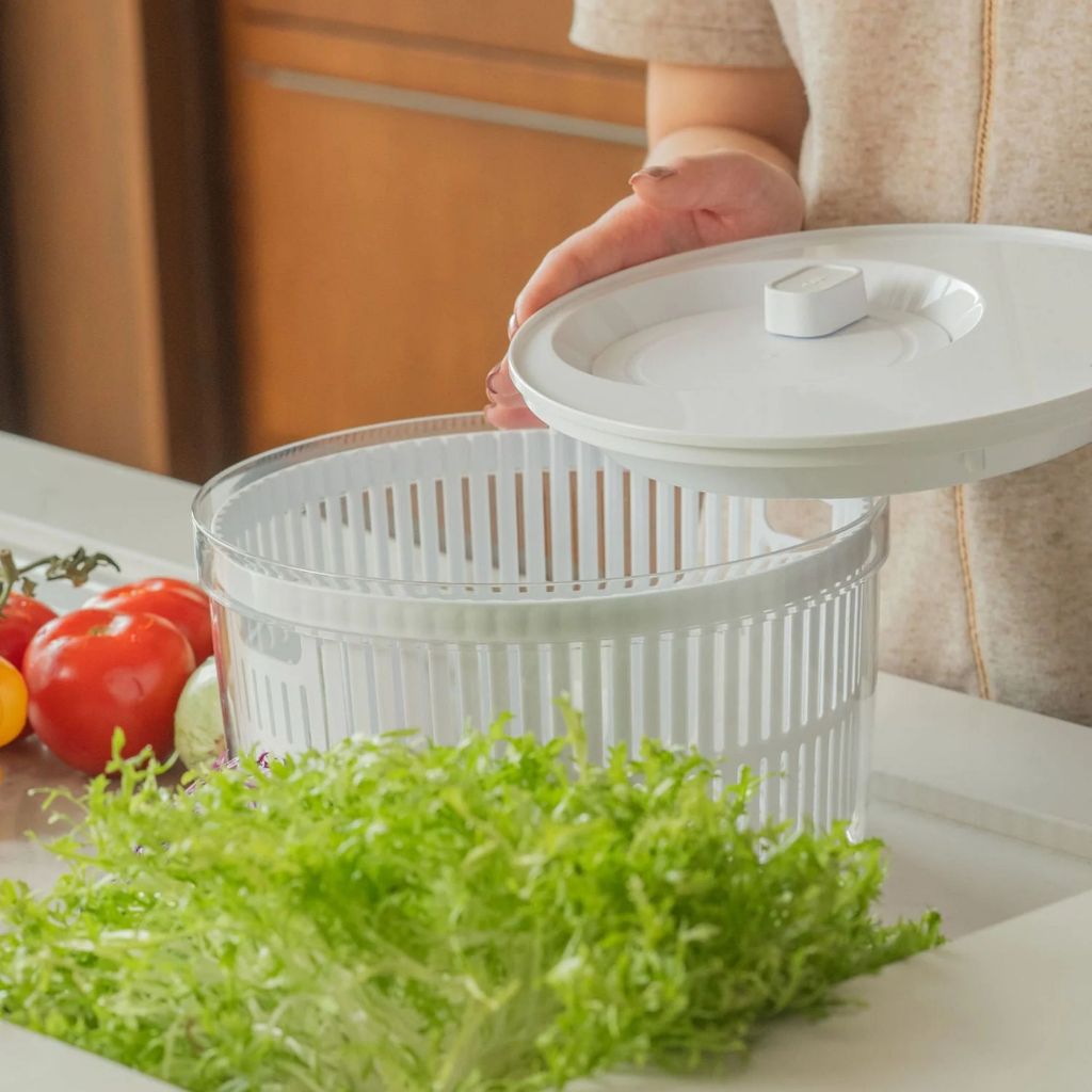 Kit Organizador e Secador de Saladas 5,5L Linha Clear Fresh OU