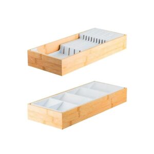 Kit organizadores de gavetas compacto Ou 2 peças Linha Keep